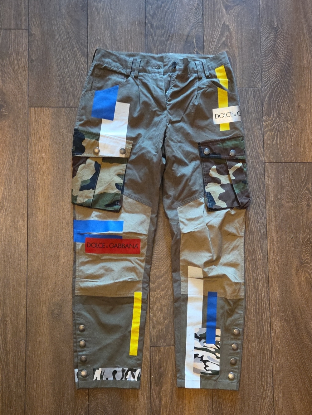 Dolce & Gabbana Womans Cargo Army Pants XS